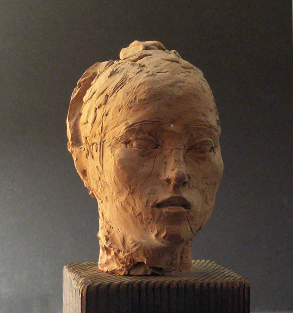 Bruno Innocenti, head of a young woman